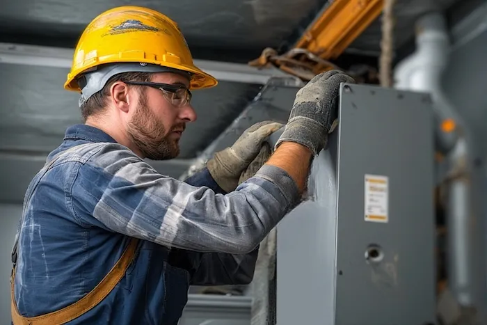 An Energy Recovery Ventilator (ERV) unit used for balanced ventilation with humidity control