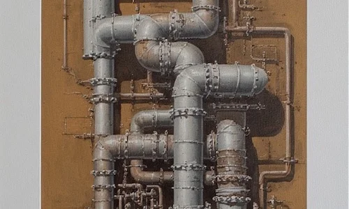 Une allée nouvellement installée avec de l'asphalte lisse et frais.